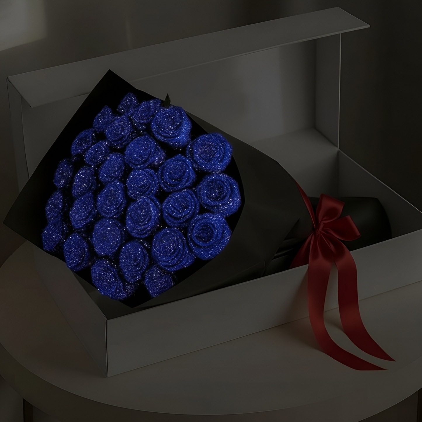 Sparkling Preserved Rose Bouquet For Timeless Gifting