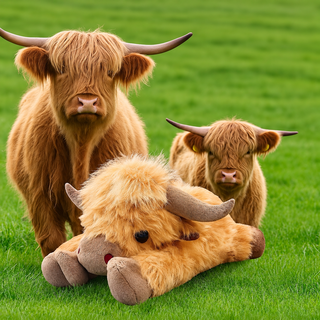 Weighted Highland Cow Plush Stuffed Animal For Comfort And Decor