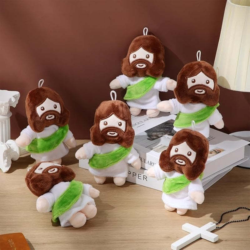 6 Pieces My Friends Jesus Plush Toys - Versatile Gift-Flower Teddy Bear