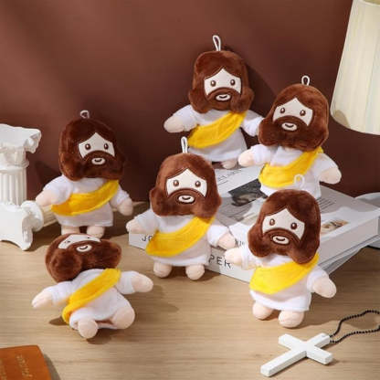 6 Pieces My Friends Jesus Plush Toys - Versatile Gift-Flower Teddy Bear