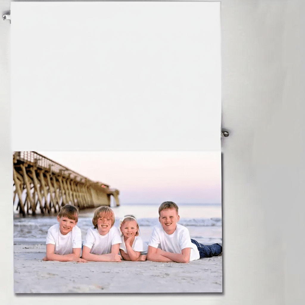Personalized Movie Themed Photo Wrapped Pine Wood Frame Canvas Wall Art