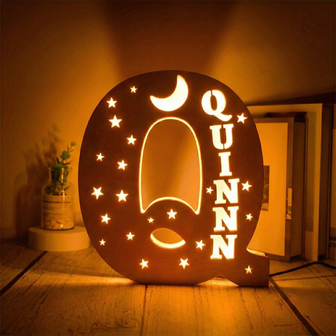 Personalized Alphabet LED Night Light