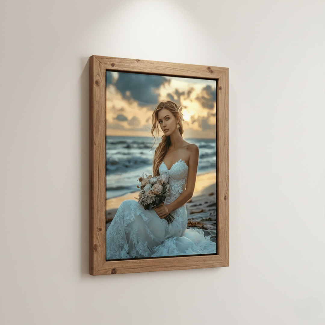 A Custom Wooden Photo Frame