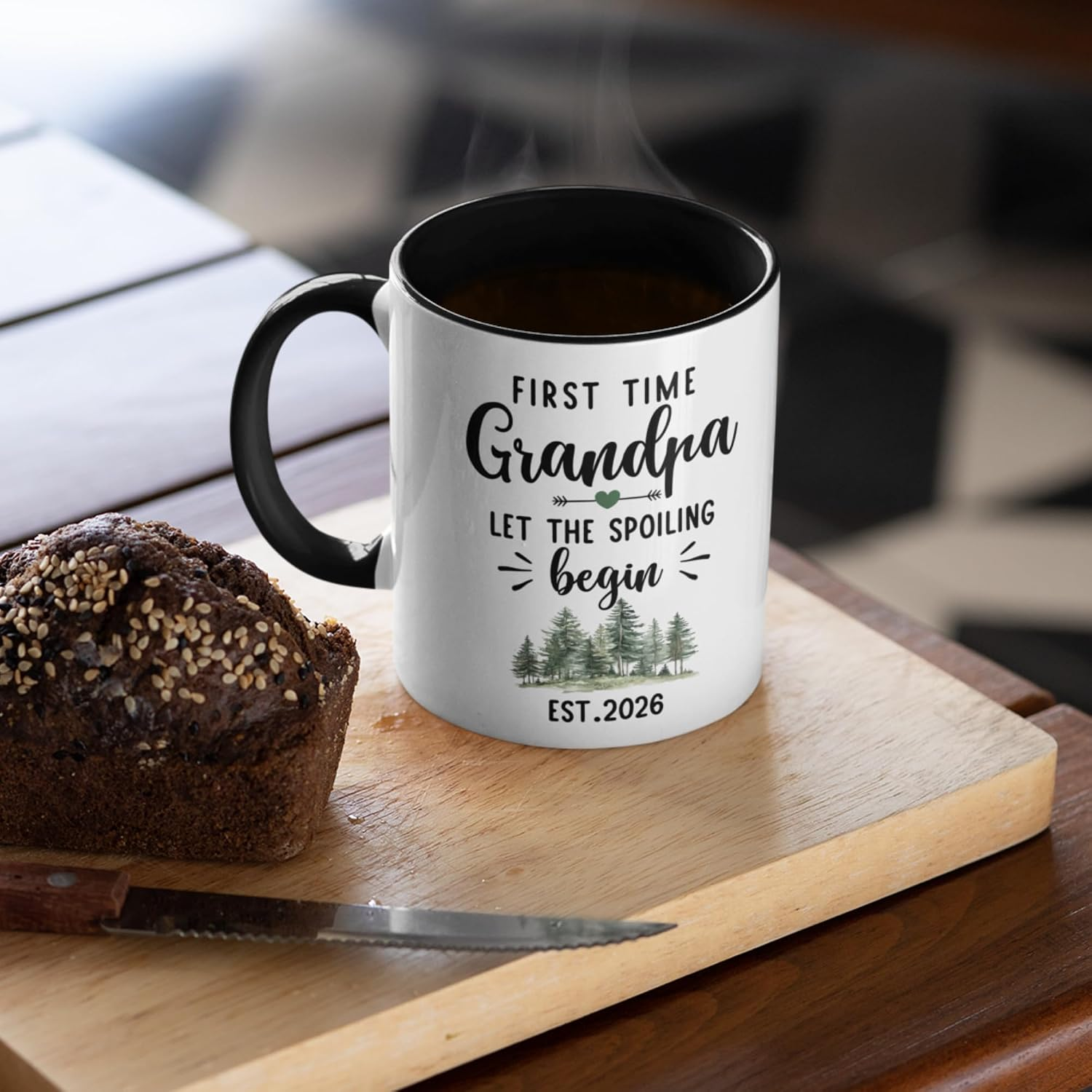 First Time Grandpa Grandma Themed Mug