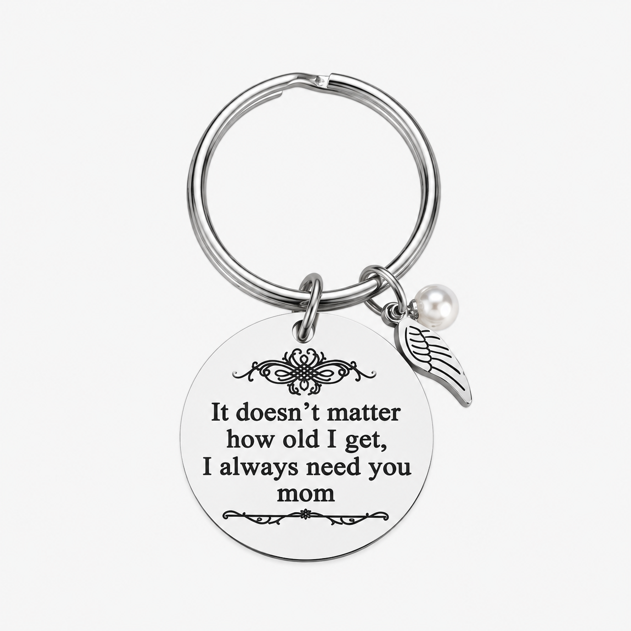Keychain With Greetings For Mom
