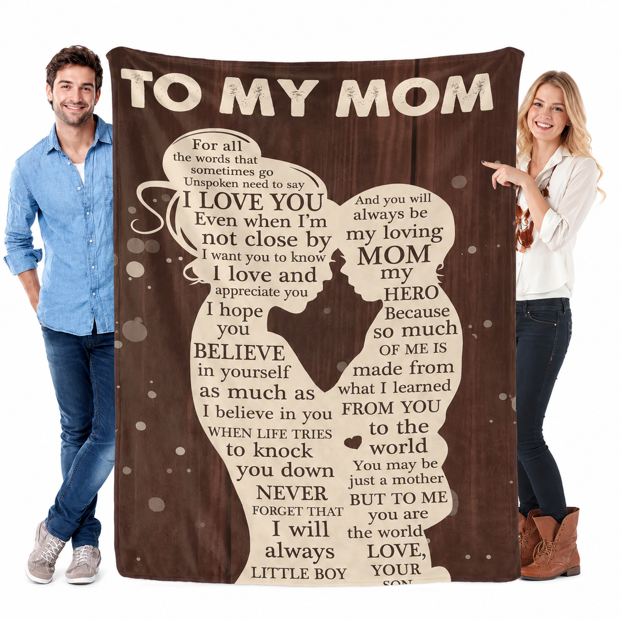 Warm Cozy Throw Blanket For Mom