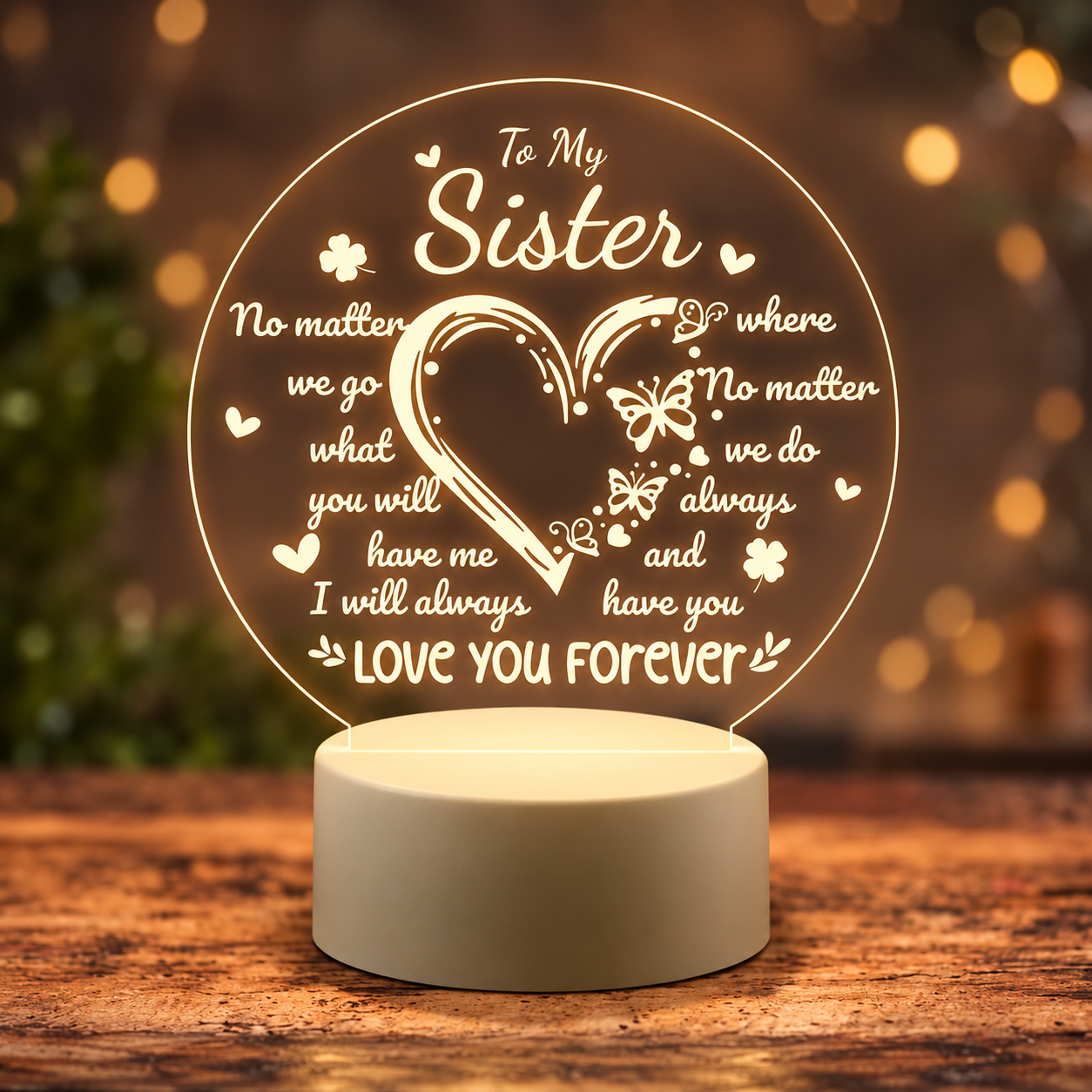 Festive Home Decor Warm Glow Light For Men And Women