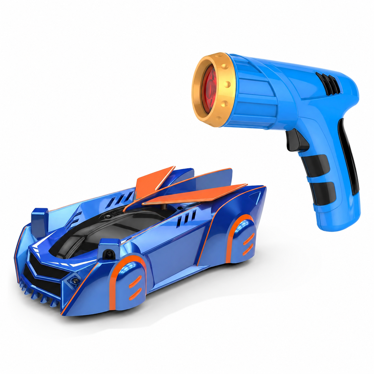 Wall Climbing Remote Control RC Car With Laser Guided Steering