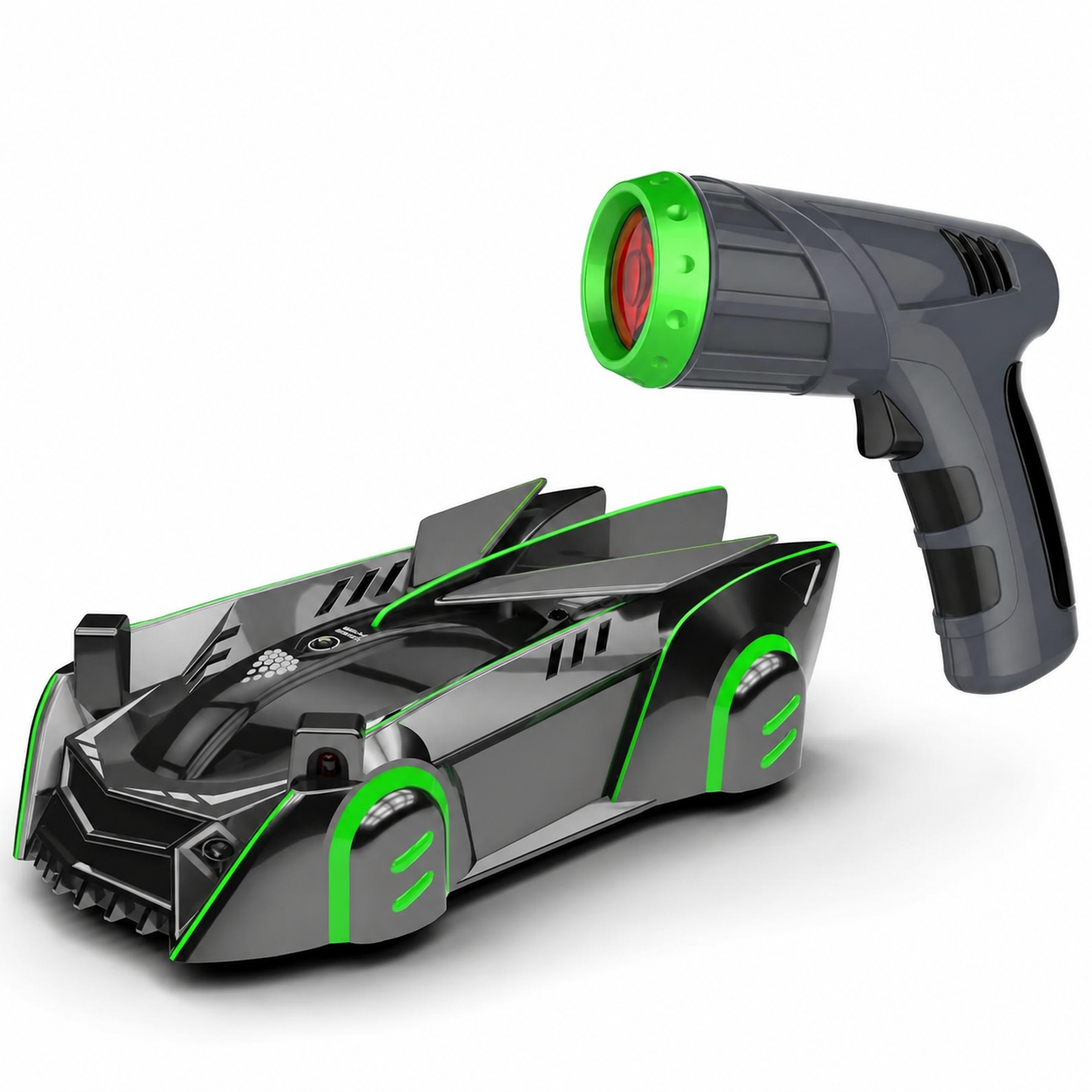 Wall Climbing Remote Control RC Car With Laser Guided Steering