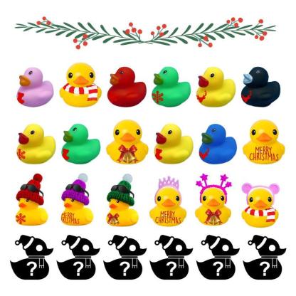 Holiday Rubber Duck Advent Calendar – A Quirky Countdown To Christmas-Flower Teddy Bear