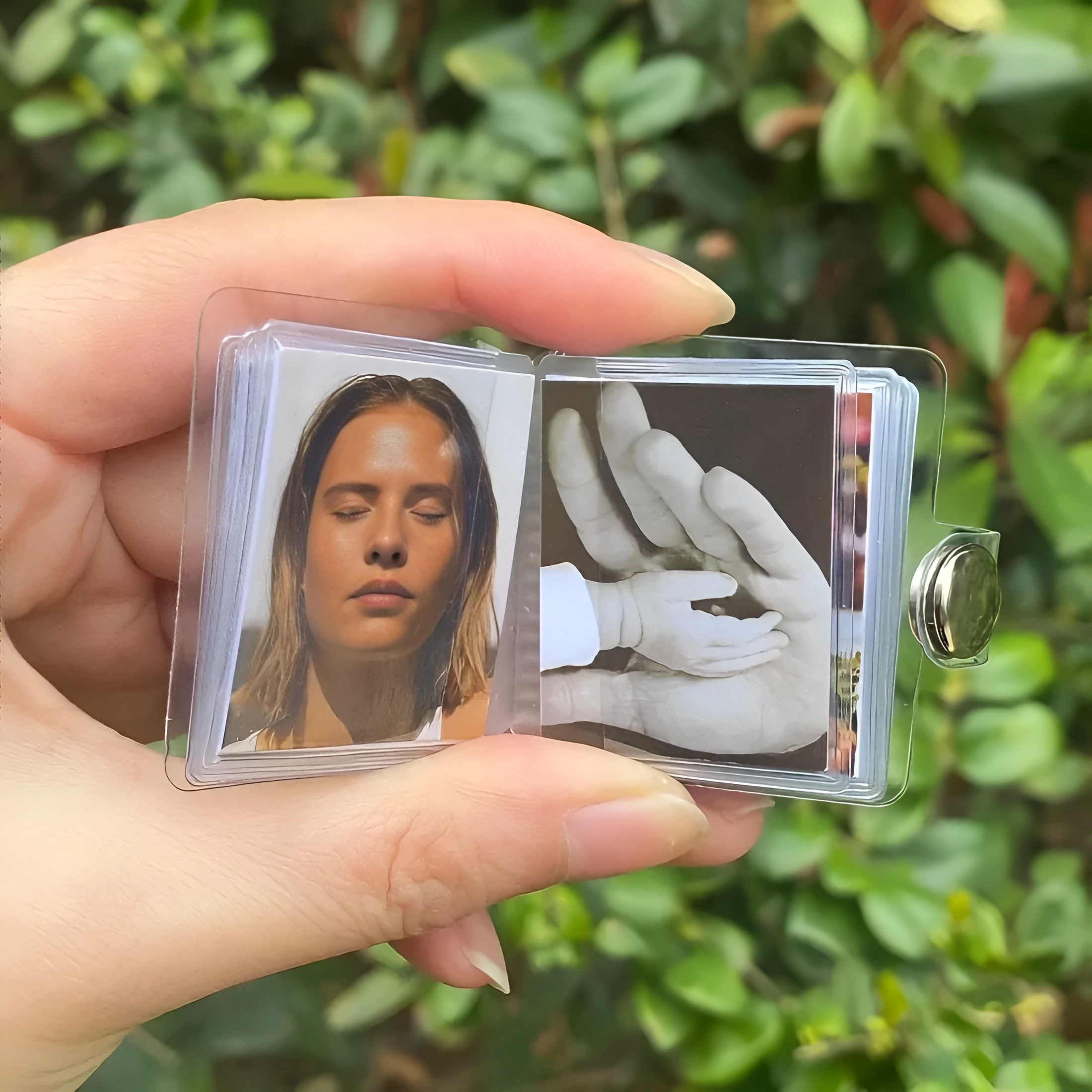 Valentines Day Mini Photo Album Keychain