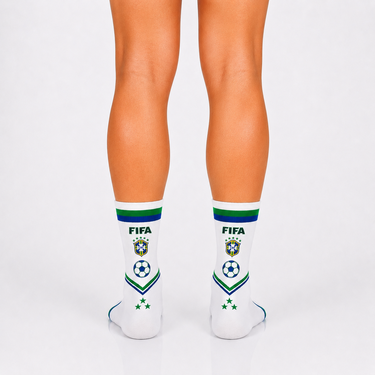 Unisex FIFA 2026 Brazil Soccer Fan Sports Themed SocksUnisex FIFA 2026 Brazil Soccer Fan Sports Themed Socks - Image 4