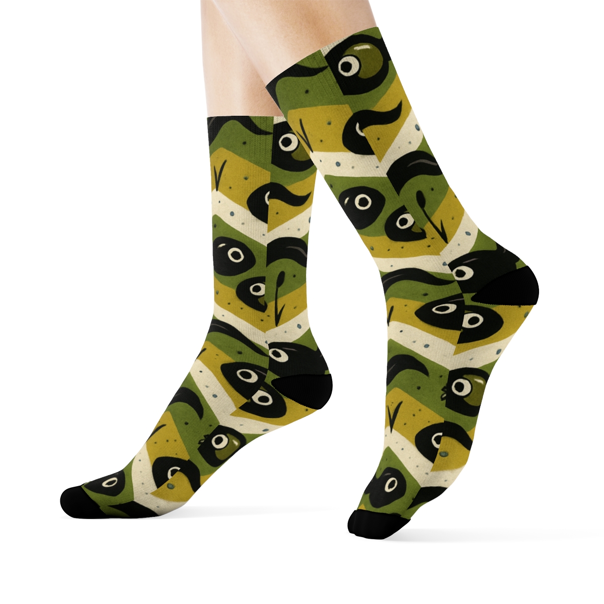 Tadpole Chevron March premium sports crew socks