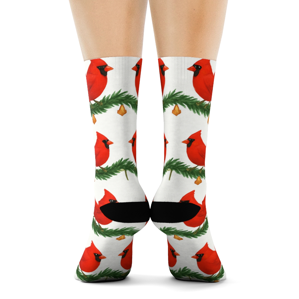 Cardinal Garland Alternation custom crew socks