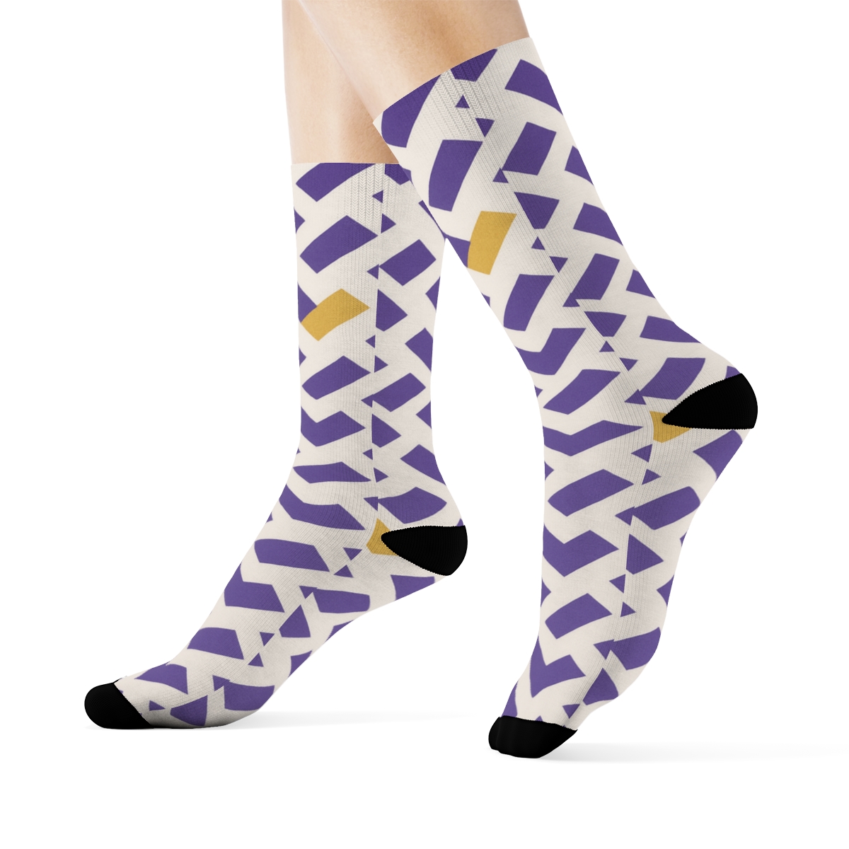 Prism Bar Tessellate soft everyday crew socks