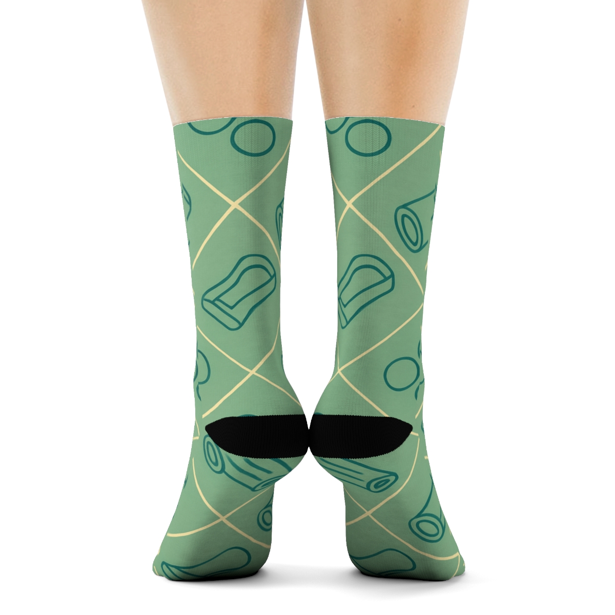 Foam Roller Lattice For A Physical Therapist soft everyday crew socks