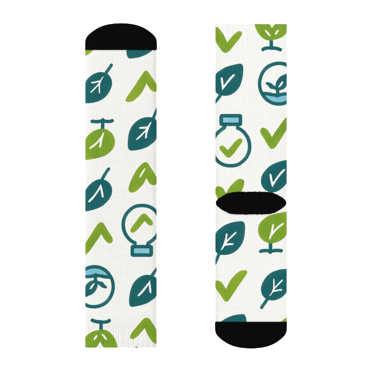 Water Quality Checklist Tiles with Environmental Inspector Crew Socks