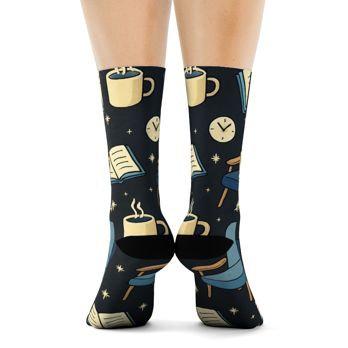 Constellation Of Calm Offices Counselor Pattern stylish athletic crew socks