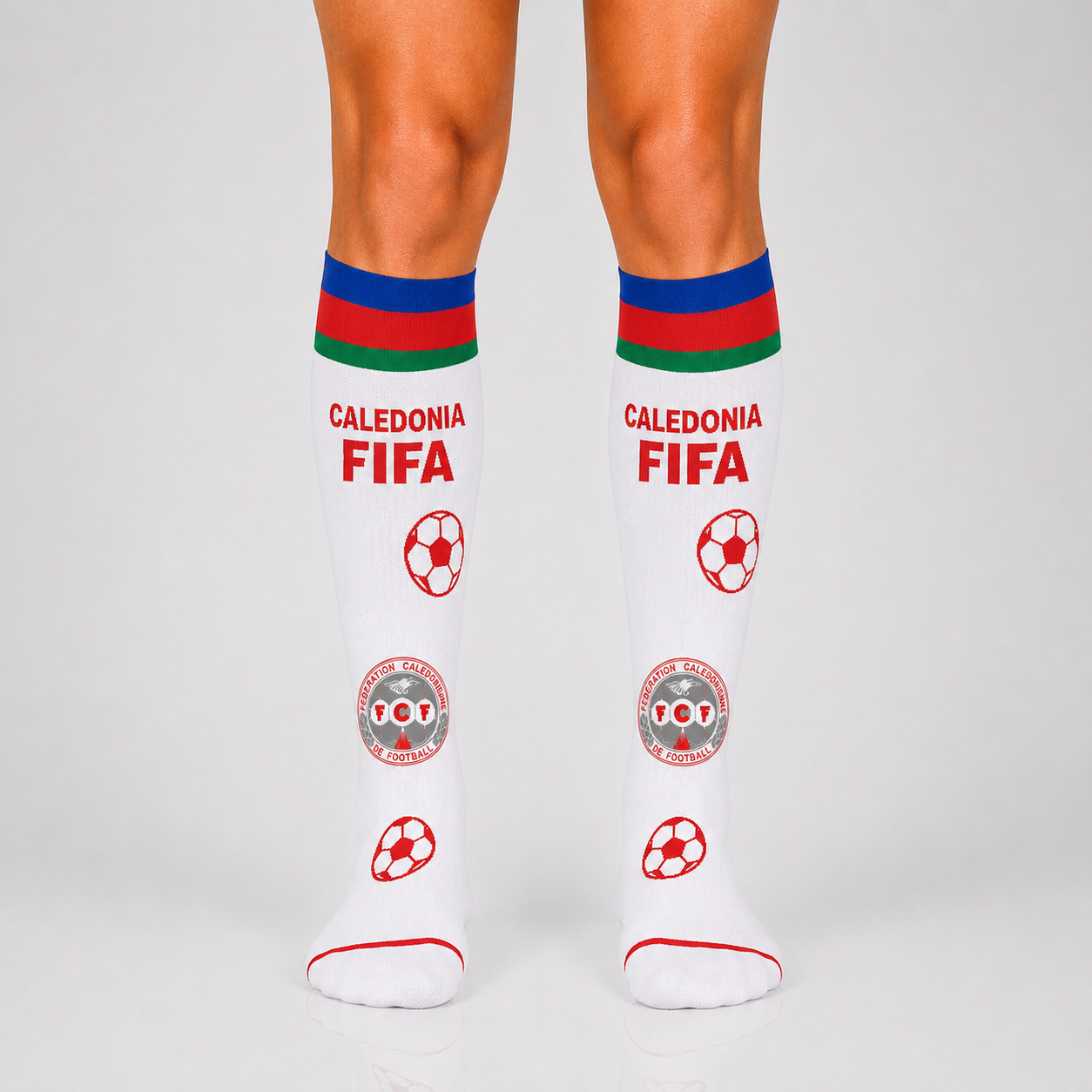 Unisex FIFA 2026 Caledonia Soccer Fan Sports Themed Socks