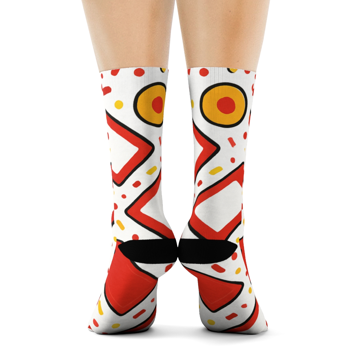 Gift Tag Parade Presents Edition comfortable cotton crew socksGift Tag Parade Presents Edition Crew Socks - Image 4