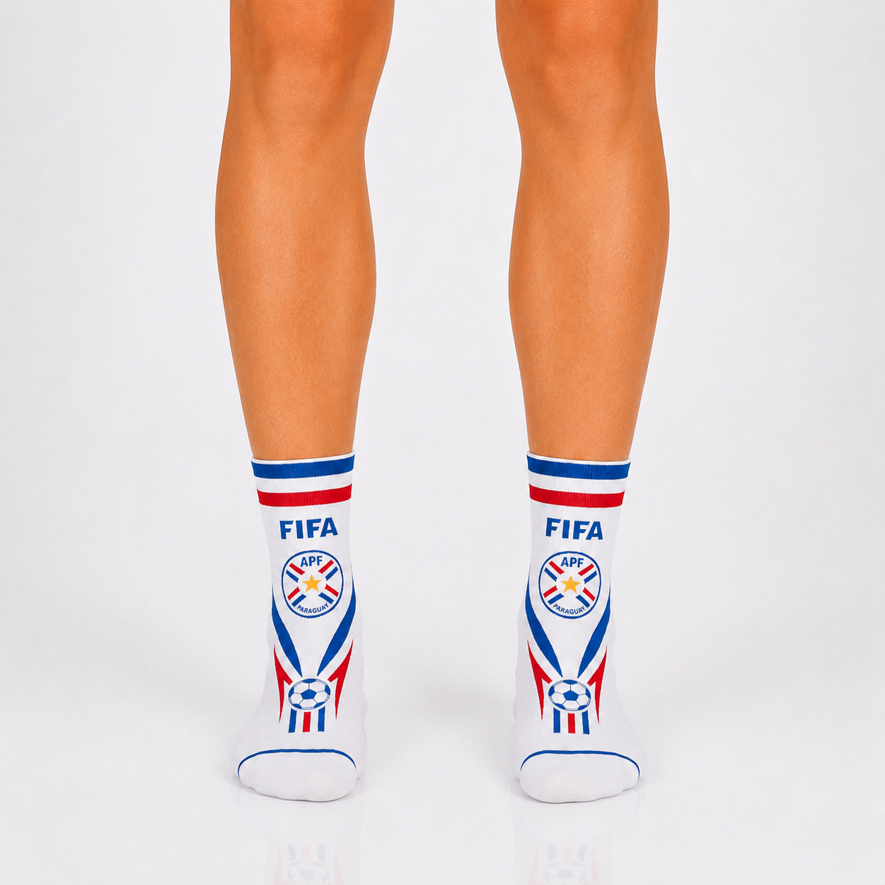 Unisex FIFA 2026 Paraguay Soccer Fan Sports Themed SocksUnisex FIFA 2026 Paraguay Soccer Fan Sports Themed Socks - Image 3