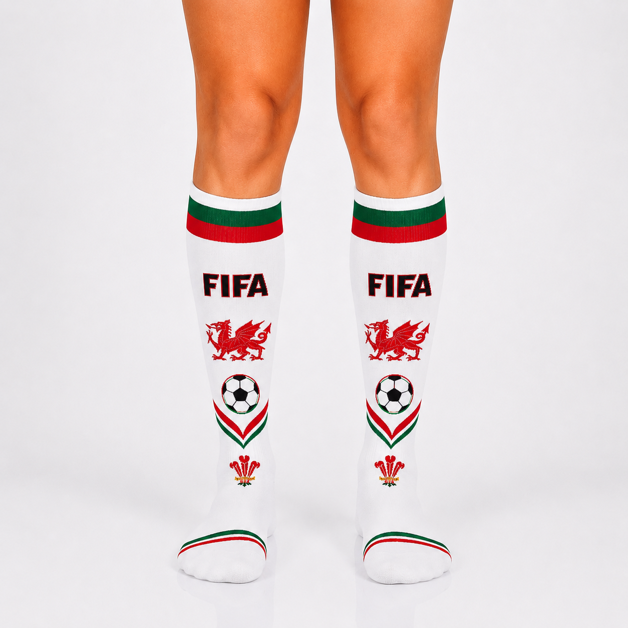 Unisex FIFA 2026 Wales Soccer Fan Sports Themed Socks
