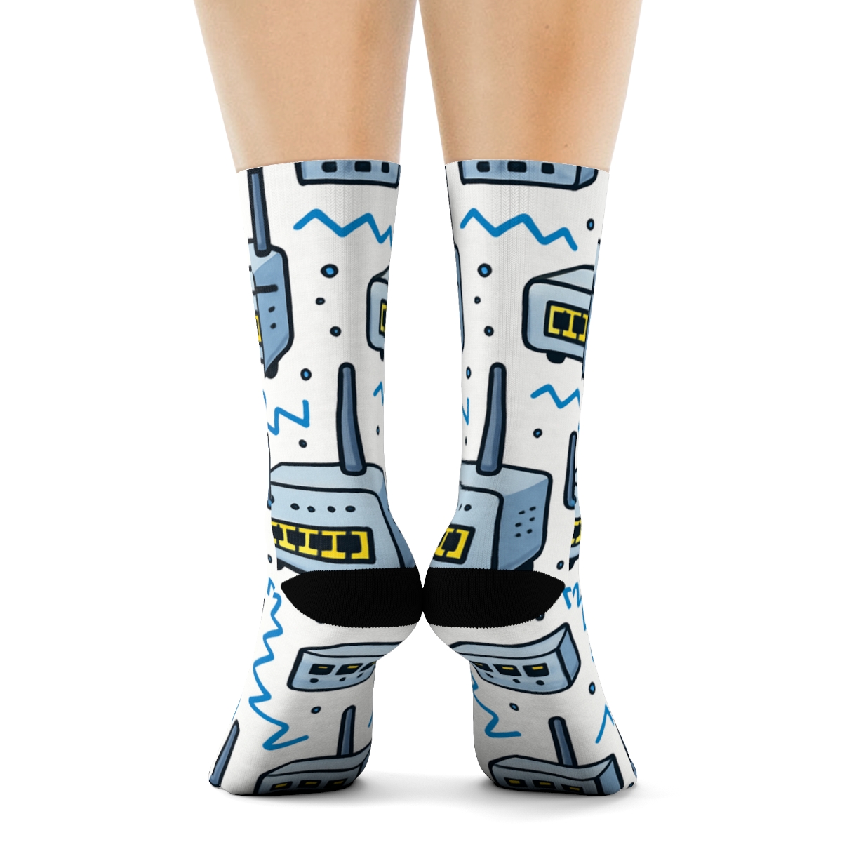Router Parade For The Network Administrator comfortable cotton crew socks