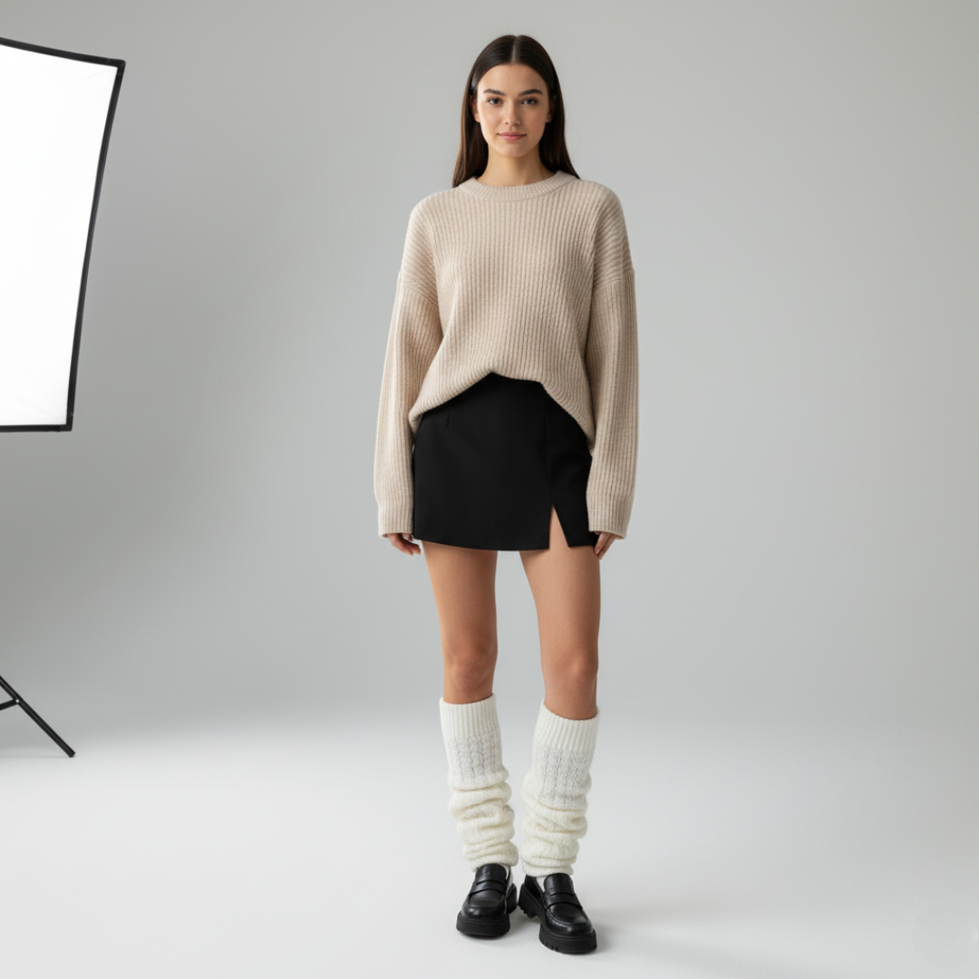 Cozy Warm Socks for Women and Girls in Gothic Style