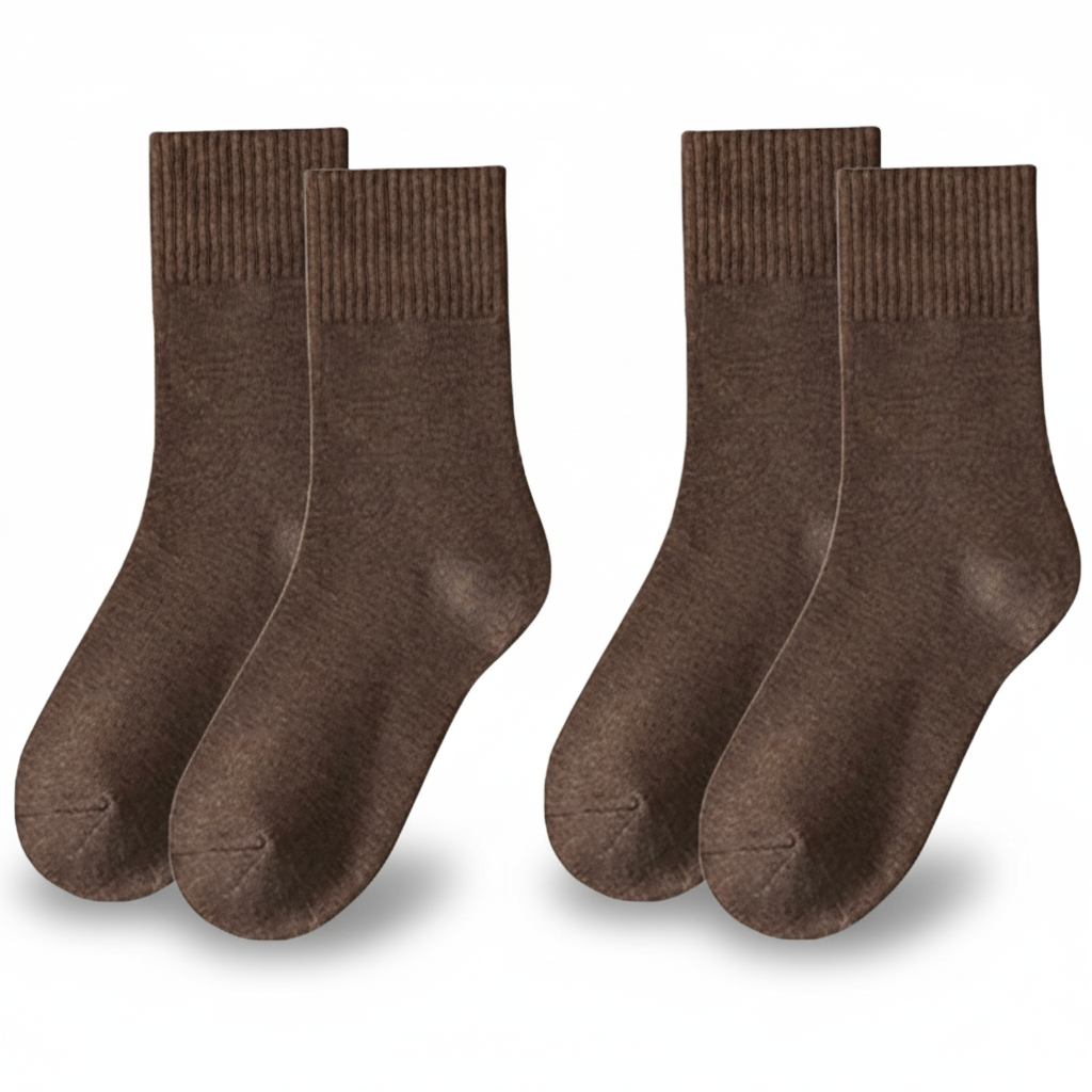 Pack Of 2 Bamboo Mini Crew Socks