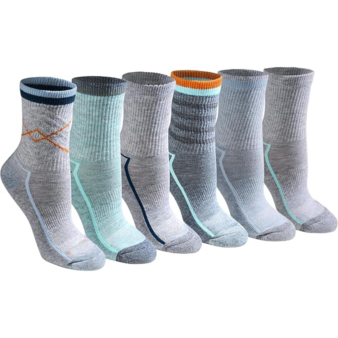 Women Pack Of 6 Moisture Wicking Socks