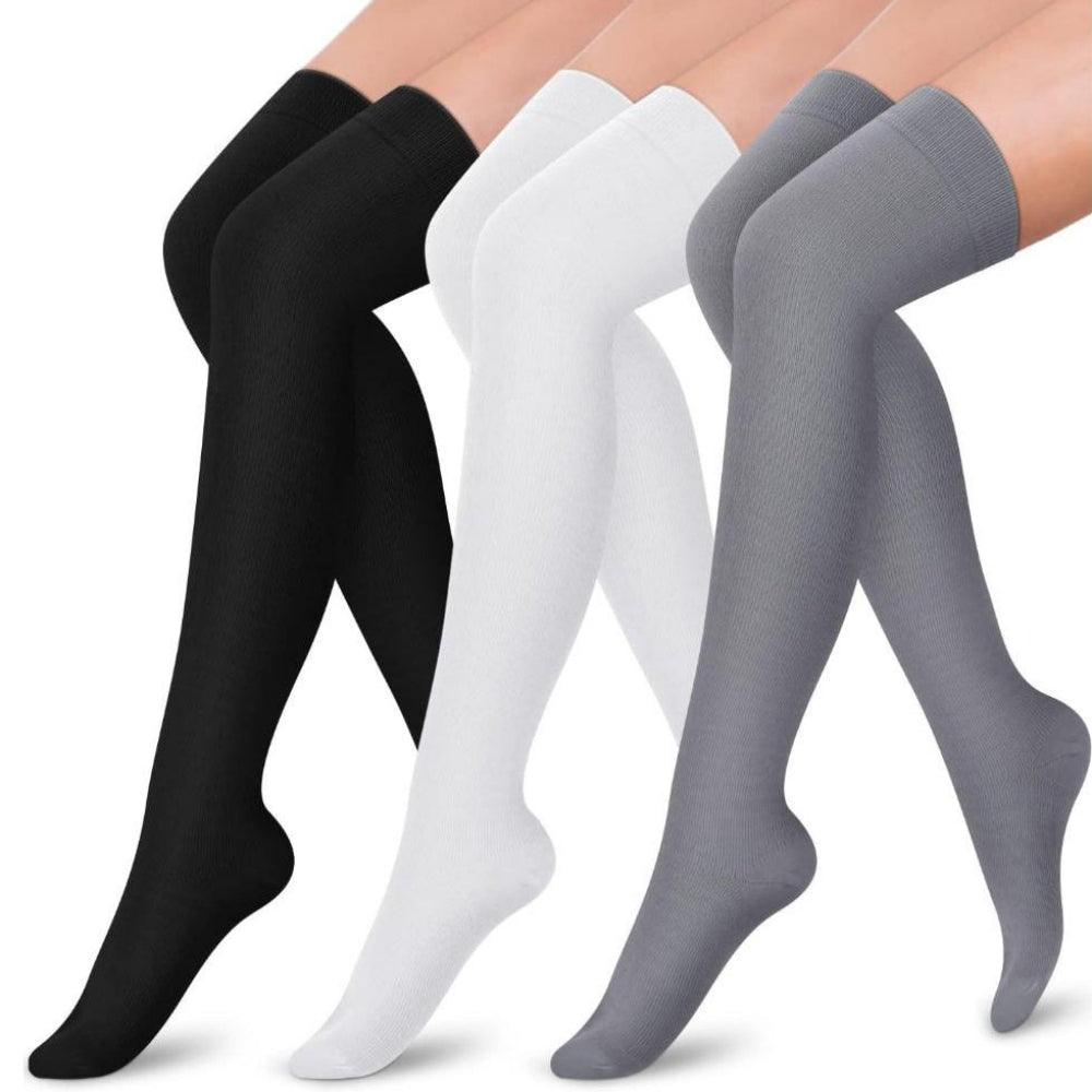 3 Pairs Compression Socks - Stability and Circulation Support