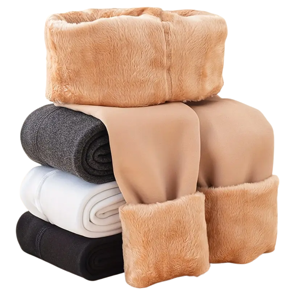 Thick Fleece Lined Tights For Girls 