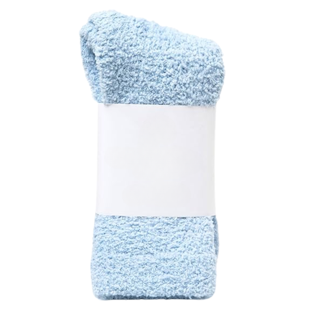 Textured Cloud Knit Crew Lounge Socks