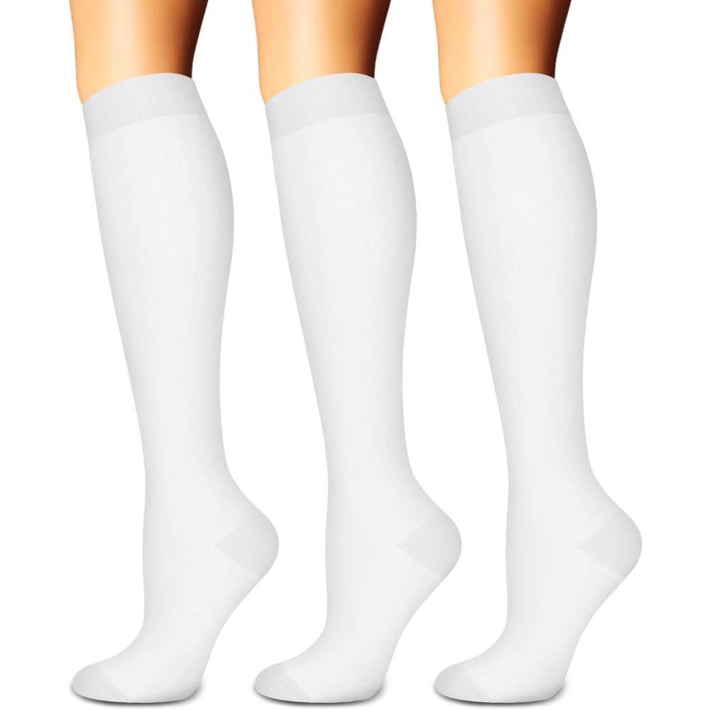 3 Pairs Compression Socks - Stability and Circulation Support