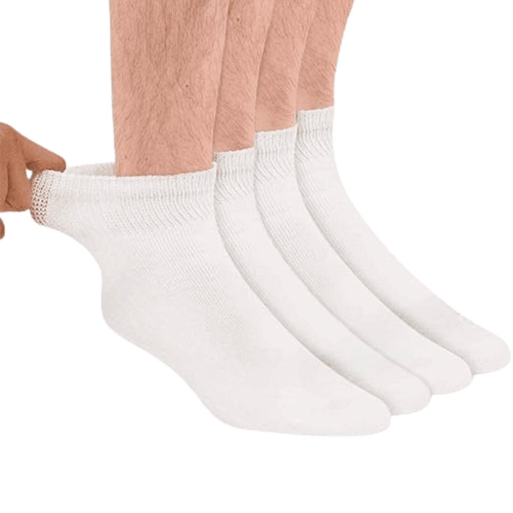 4 Pairs Crew Ankle Socks