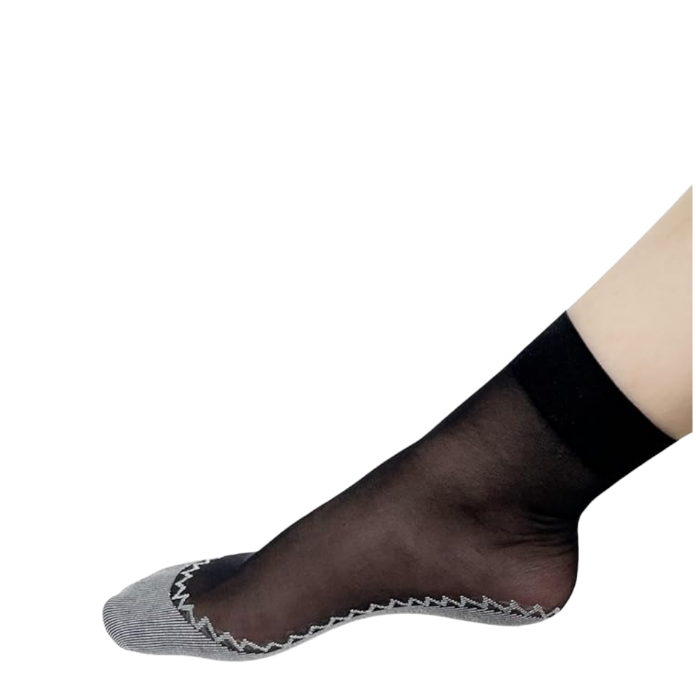 12 Pairs Women Nylon Thin Socks