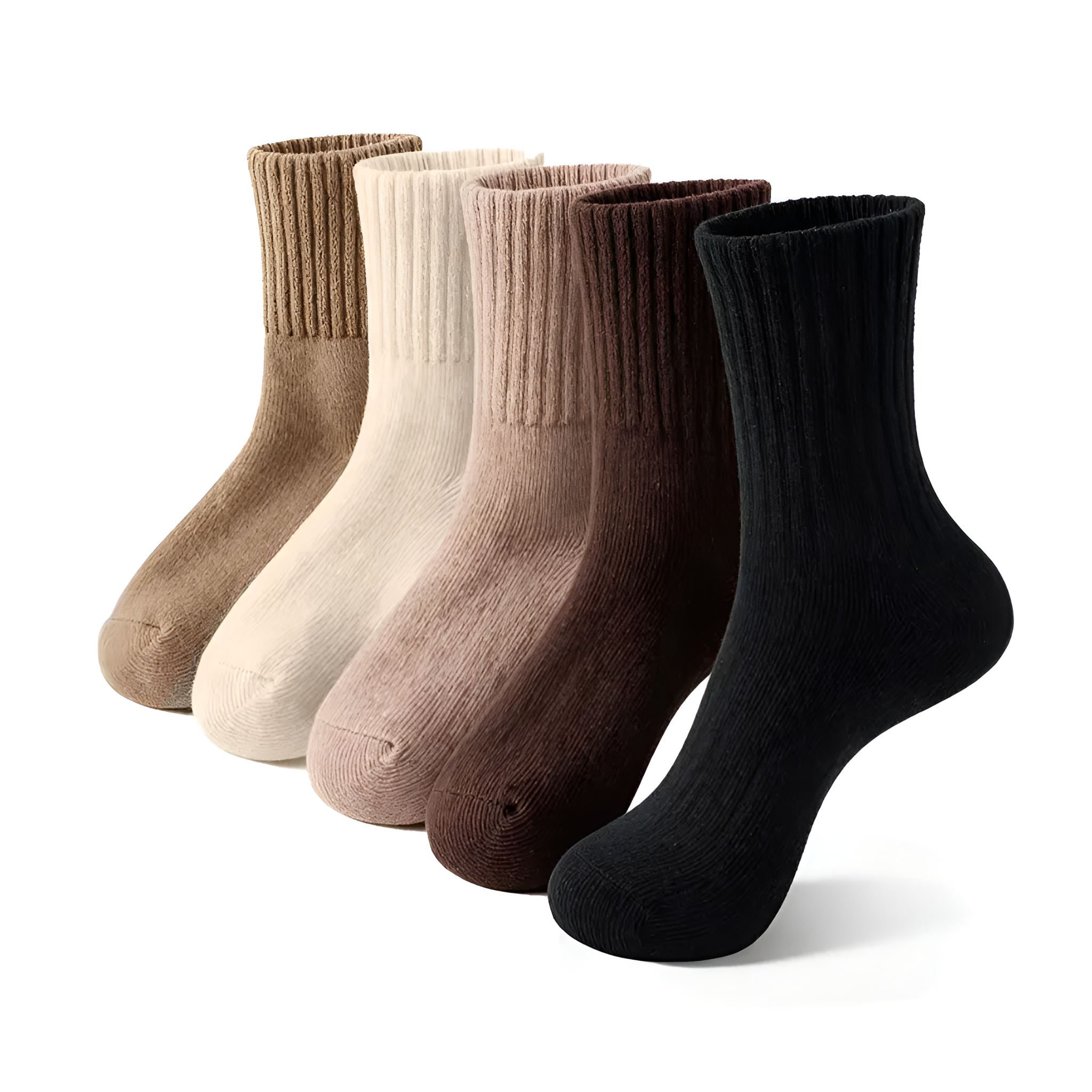 Soft And Warm Mid Length Socks For Women