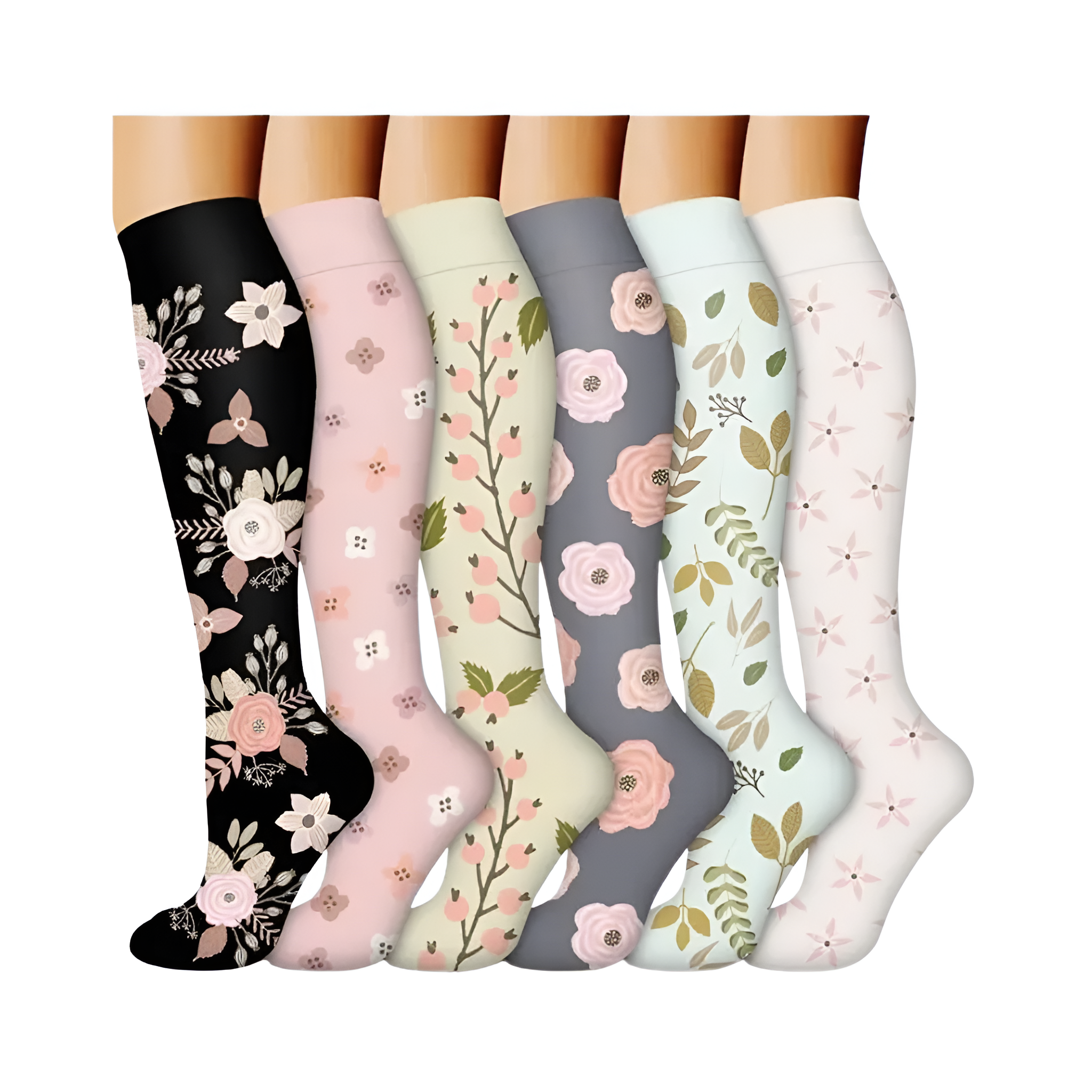 5 Pairs Of Comfortable Compression Socks For Hiking And Running