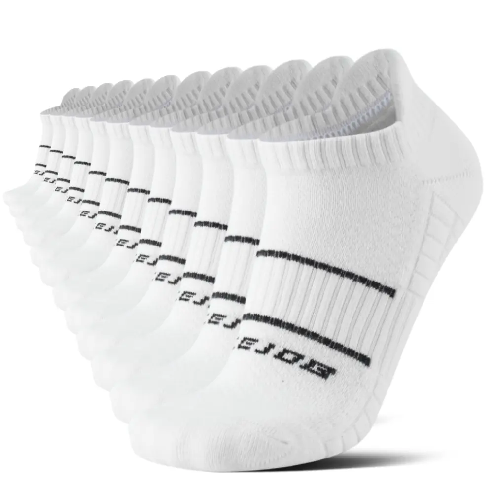 12 Pairs Moisture Wicking Athletic Socks For Men And Women