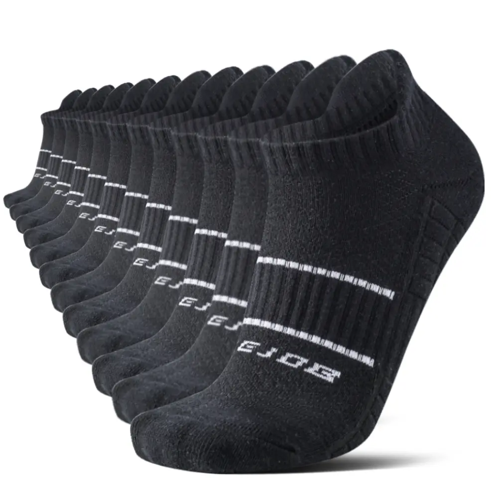 12 Pairs Moisture Wicking Athletic Socks For Men And Women