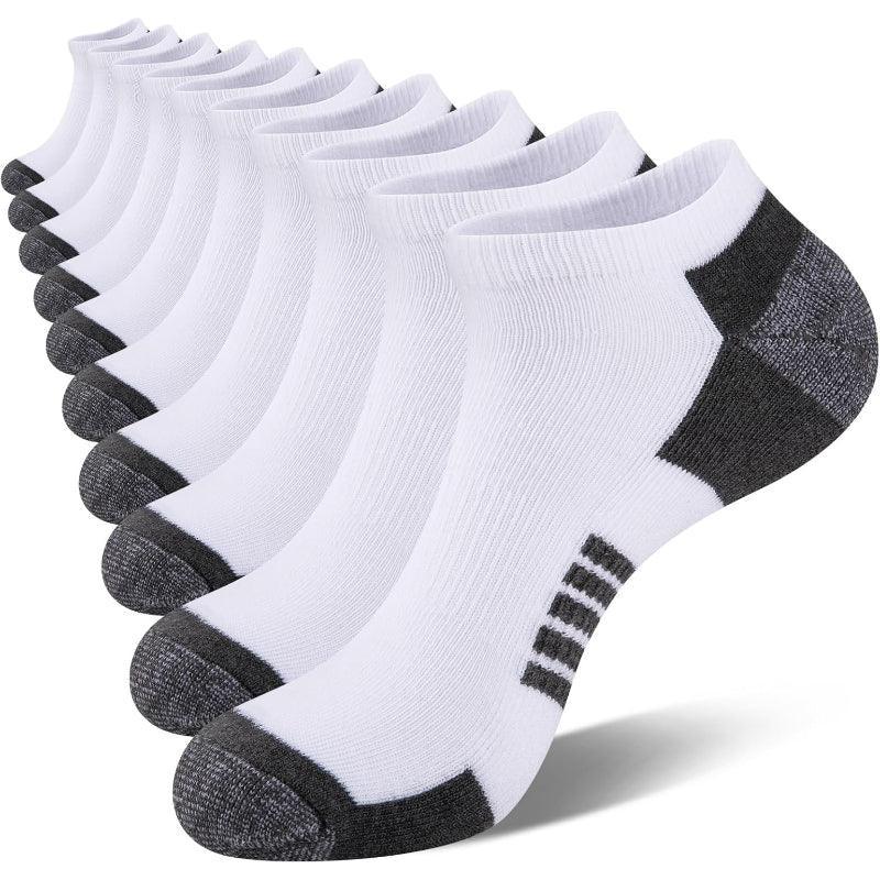 10 Pairs Cushioned Compression Socks - Comfort and Performance - SOCKZ