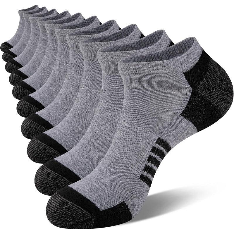 10 Pairs Cushioned Compression Socks - Comfort and Performance - SOCKZ