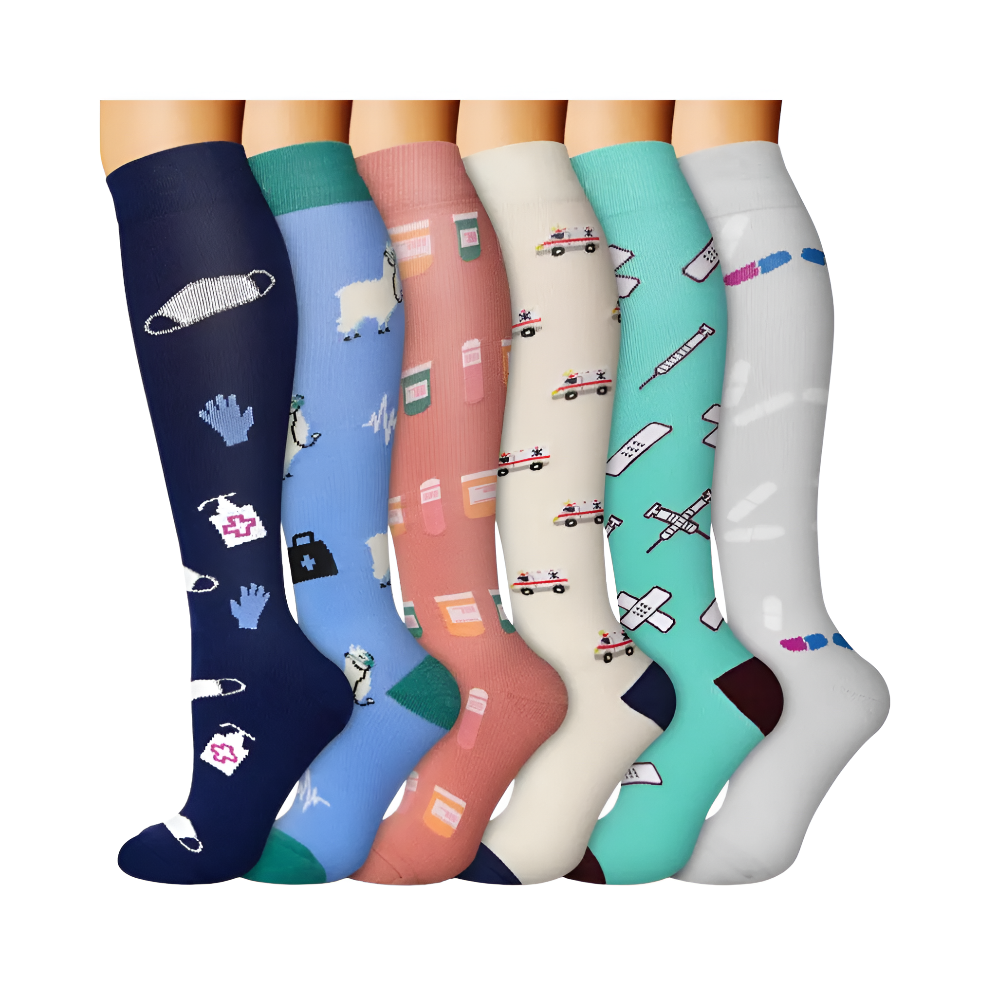 5 Pairs Of Comfortable Compression Socks For Hiking And Running