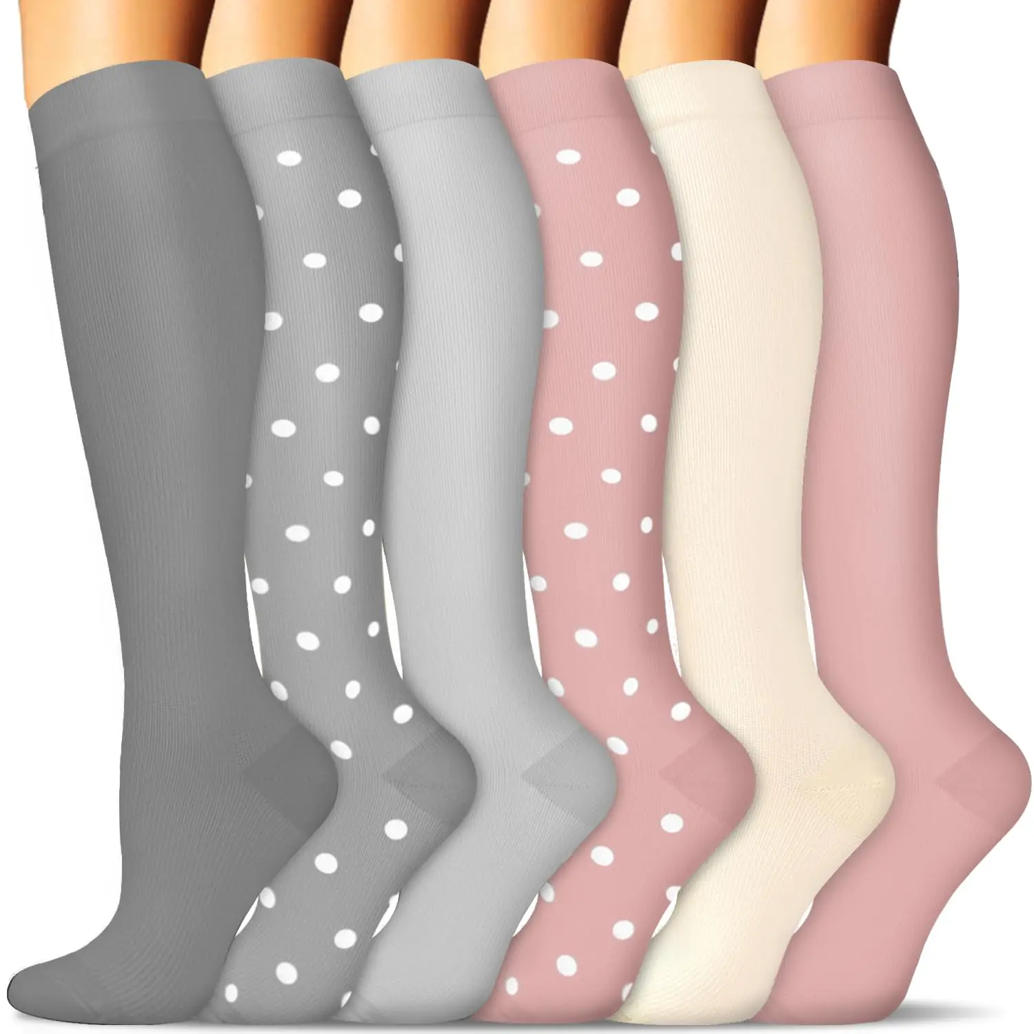 Moisture Wicking Knee High Compression Socks For Men and Women