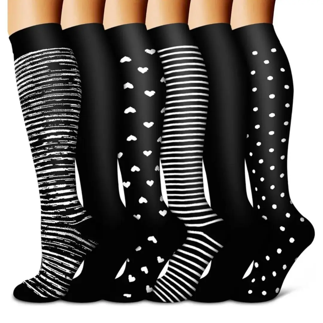 Moisture Wicking Knee High Compression Socks For Men and Women