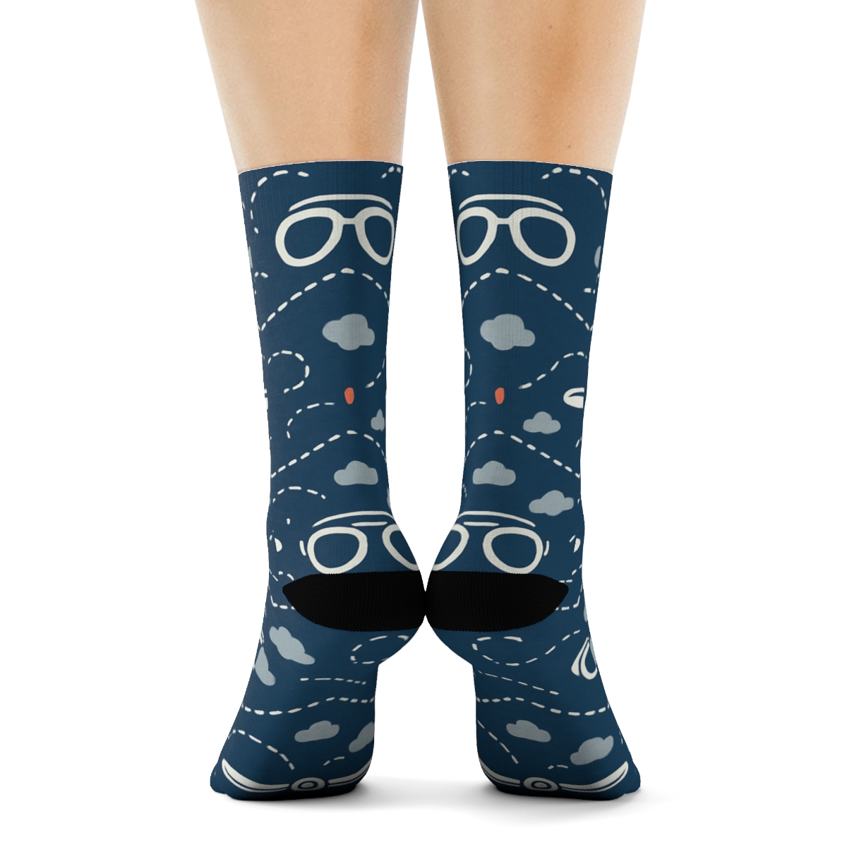 Propeller Chevron In Pilot Style premium sports crew socks