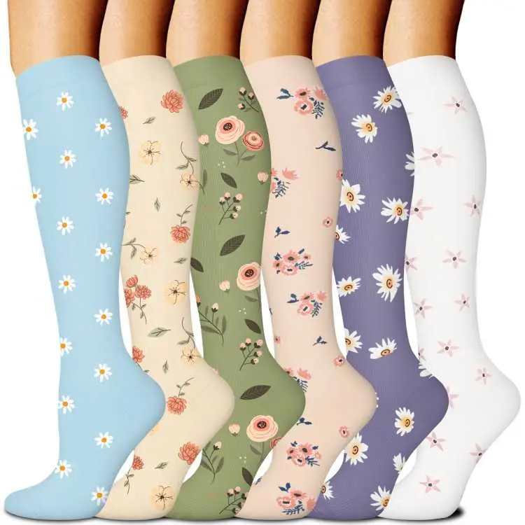 Moisture Wicking Knee High Compression Socks For Men and Women