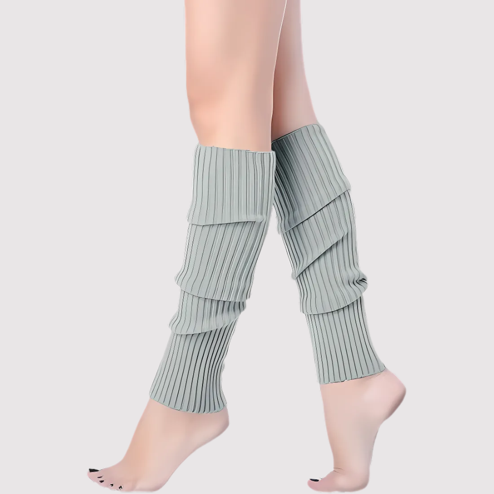 Women Juniors Neon Ribbed Leg Warmers