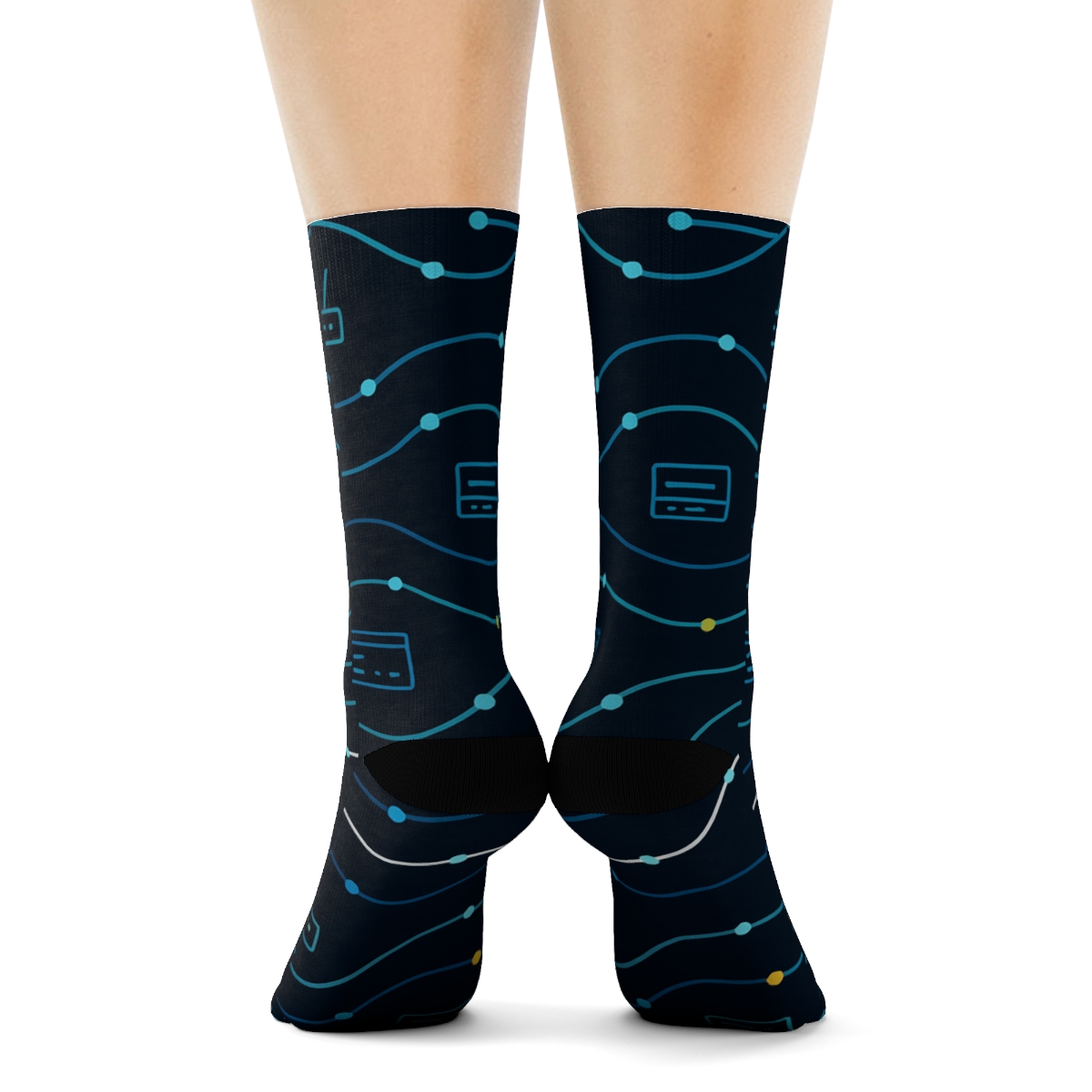 Network Cable Constellations It Support Specialist Edition personalized crew socksNetwork Cable Constellations It support specialist Edition Crew Socks - Image 4