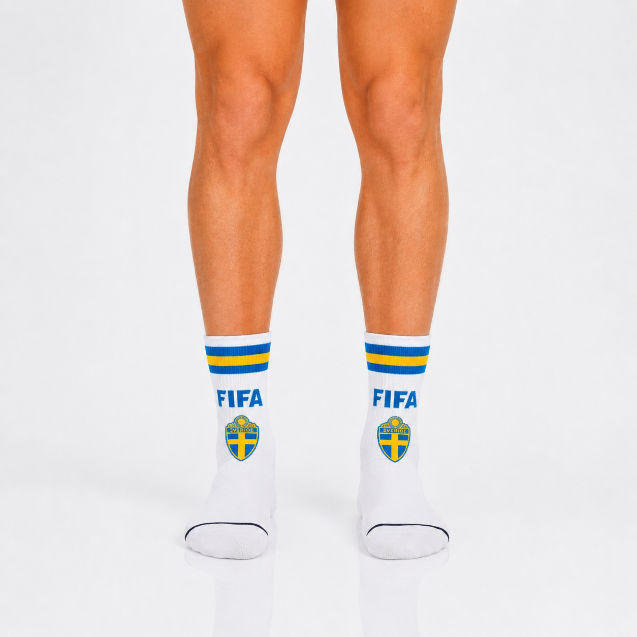 Unisex FIFA 2026 Sweden Soccer Fan Sports Themed SocksUnisex FIFA 2026 Sweden Soccer Fan Sports Themed Socks - Image 3